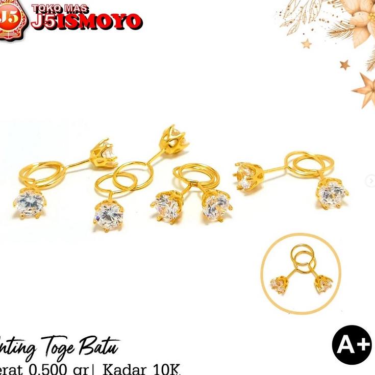 Paling Diminati Anting Emas Toge Dewi J5 Ismoyo