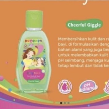 PROBABY body&amp;Hair Baby Bath isi200ml cheerful Giggle