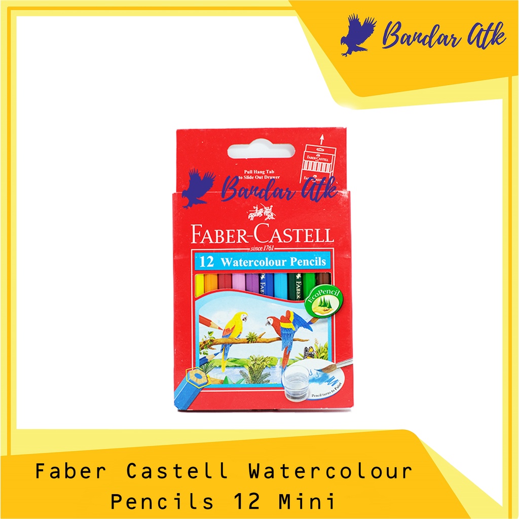 

Faber Castell Pensil Warna Watercolour Mini 12 Warna [1 SET]