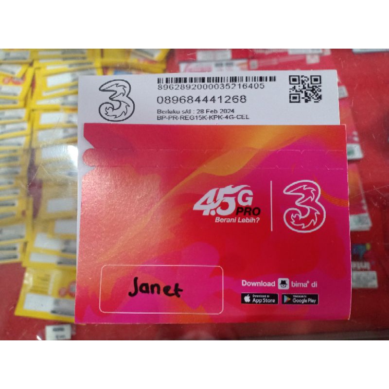 kartu 3 perdana janet