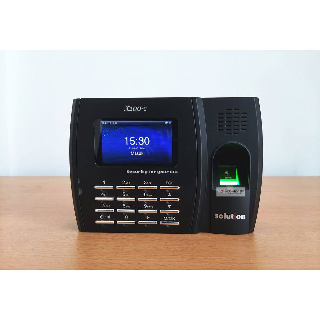 Mesin Absensi Fingerprint ADMS - Solution X100C / X-100C / X 100 C