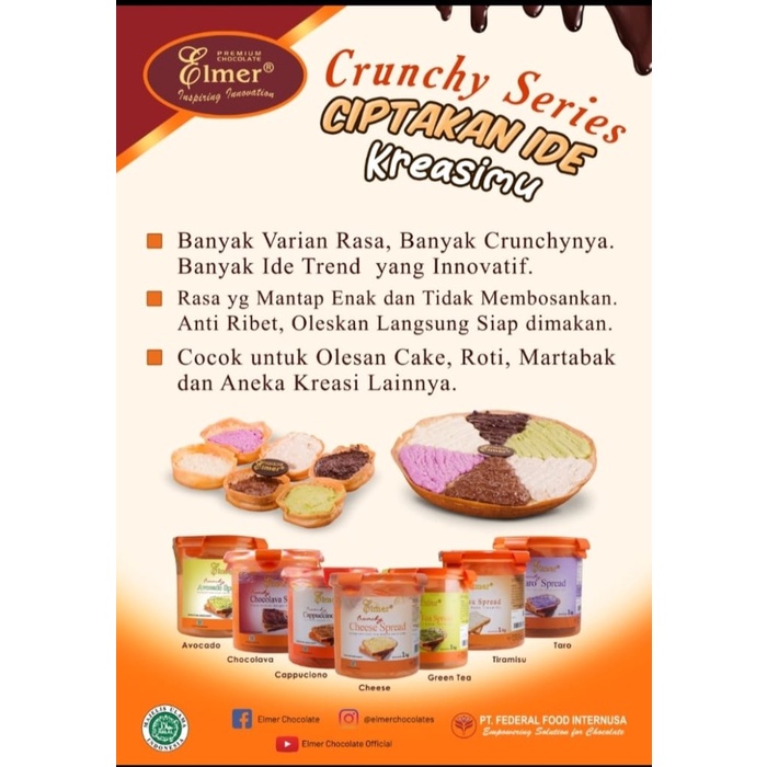 

Elmer Spread Varian Rasa 1kg / Elmer Crunchy 1kg