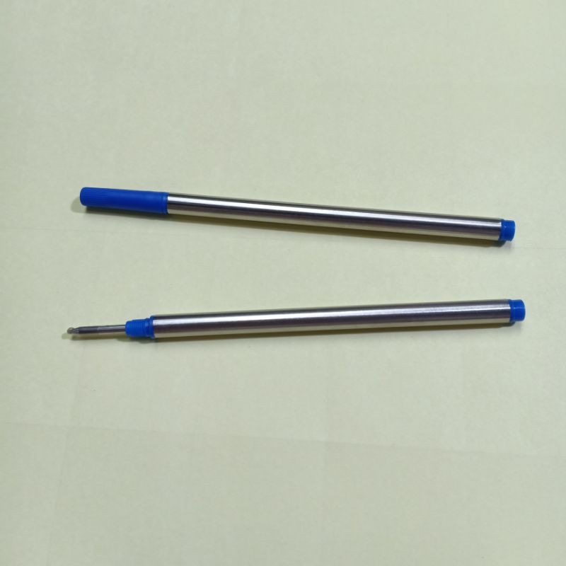 

2 pcs Refill pen roller ball montblanc drat biru polos tidak ada merk
