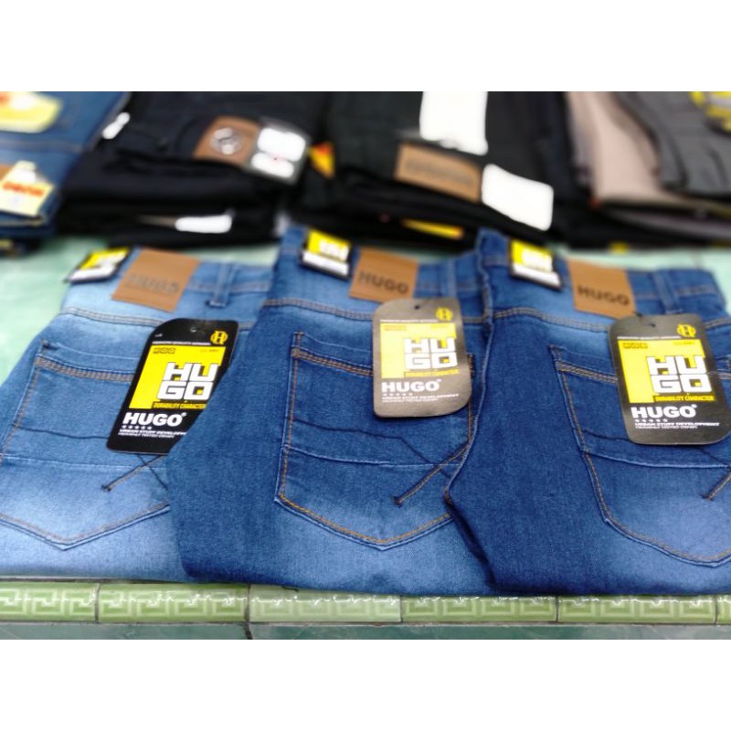 Celana Jeans Panjang Pria Skinny Fit Murah Celana Panjang Jeans Pria Model Pensil Bahan Melar Promo Cuci Gudang