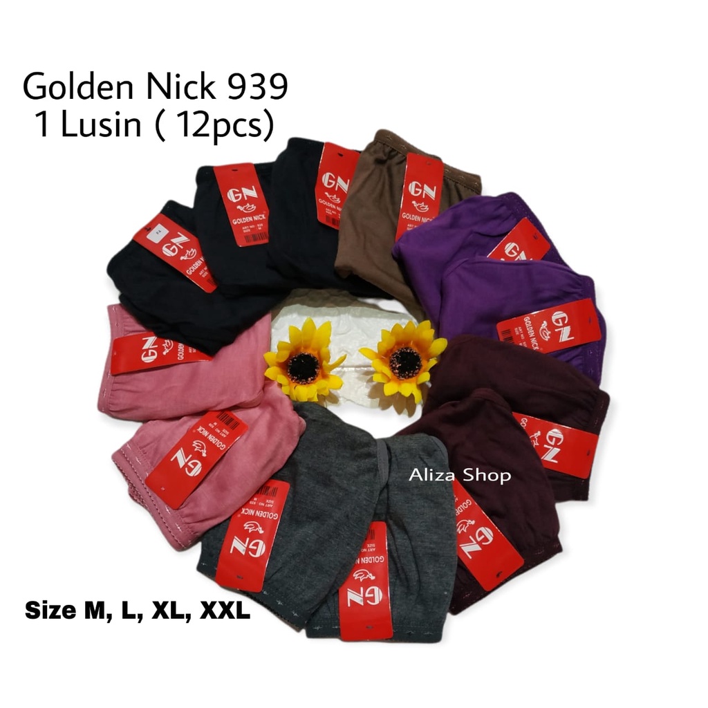 1 Lusin CD Golden Nick 939 937 Size M-XXL 12pcs dan 6pcs