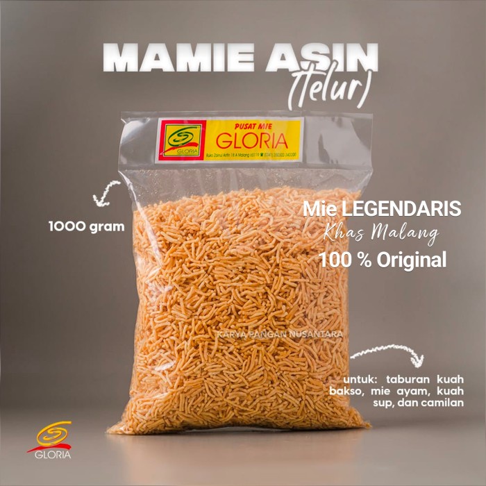 

MAMIE ASIN TELUR GLORIA MAMIE SNACK CAMILAN MAMIE CEMILAN MAMIE 1KG