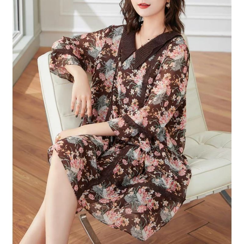 MDLV ~ 1999# Carolien Floral Mini Dress Import