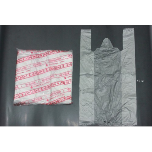 Kresek Joyo Boyo Besar Natural / Plastik Polos HD Joyo Boyo Merah '28 Tebal 0125