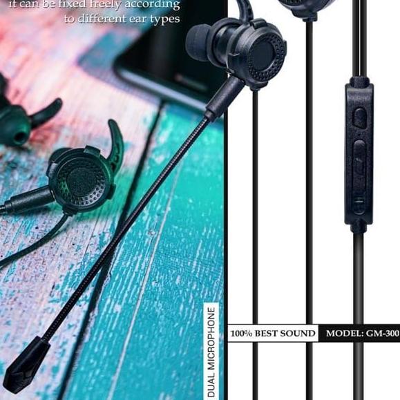 HF HEADSET GAMING PUBG MOBILE LEGEND GM-200 & GM-300 WITH MIC
