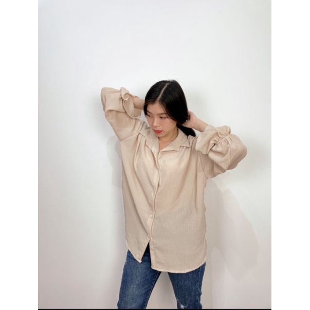 NEW KEMEJA OVERSIZE CRINKLE PREMIUM / KEMEJA OVERSIZE MURAH