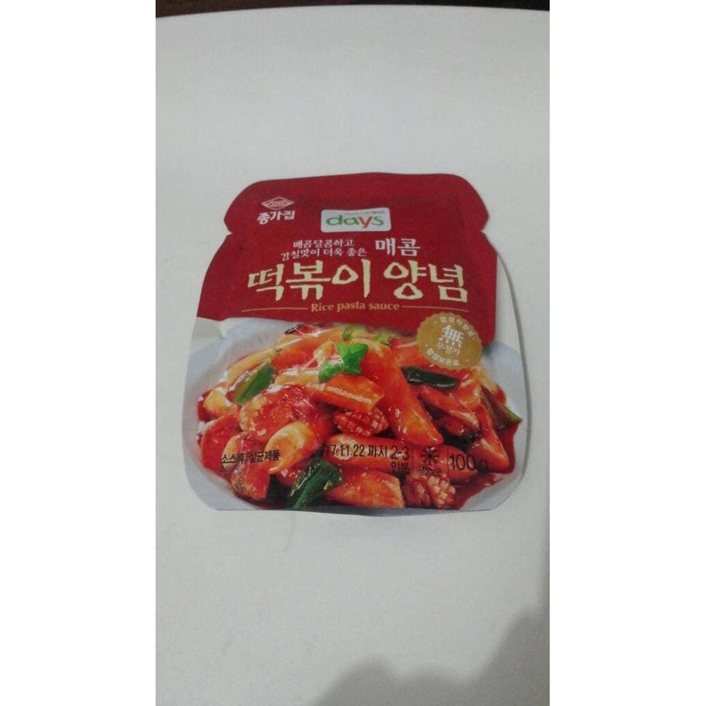 

ASLI! Days Chongga Yopokki Tteok Rice Pasta Sauce Saus Bumbu Kue Beras Korea