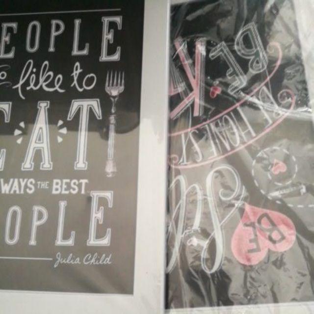 Promooooo!!! 1 Buah Wall Decor Frame Fiber A4 - Kitchen Series Hiasan Dinding Shabby Chic