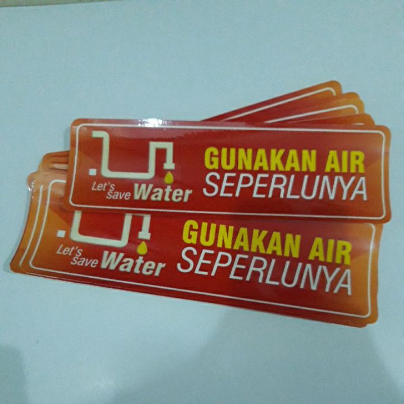 

Stiker Hemat Air