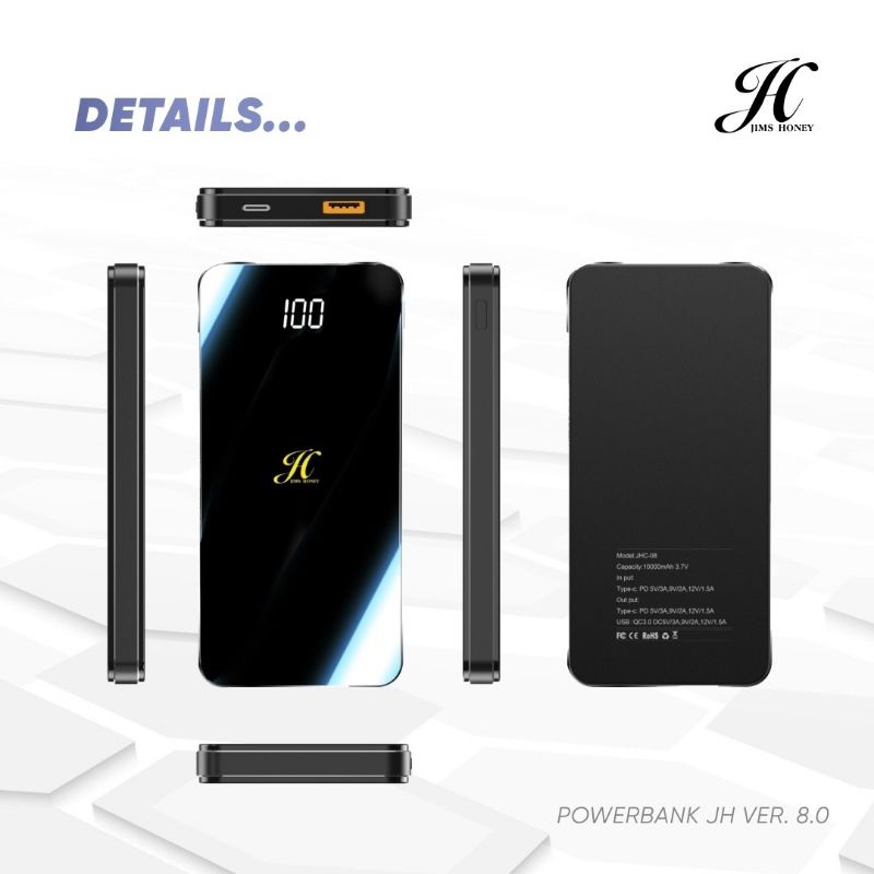 POWERBANK VERSI 8 / PB08 JIMS HONEY (BISA COD)