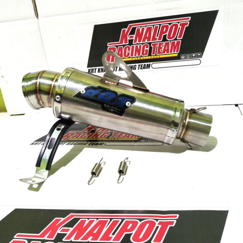 Knalpot Racing Dos Mufler Silincer Only Jupiter Supra Smash Vega Vario Beat Mio