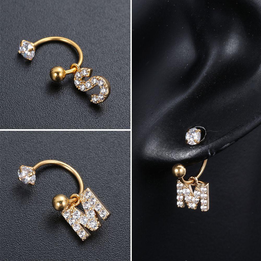 Lily Earrings Stainless Steel Menjuntai Drop Tusukan Tindik Anting