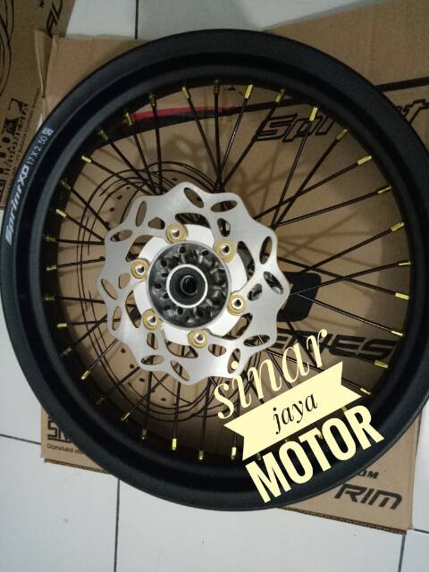 Velg klx 150 super moto 185/215/17 paketan