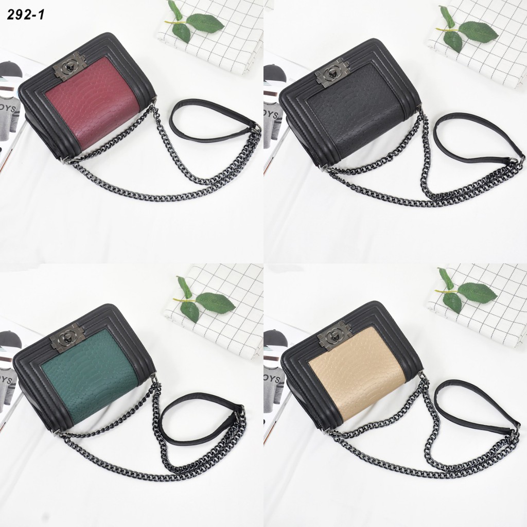 TAS FASHION CHANEL BOY SMALL 292-1