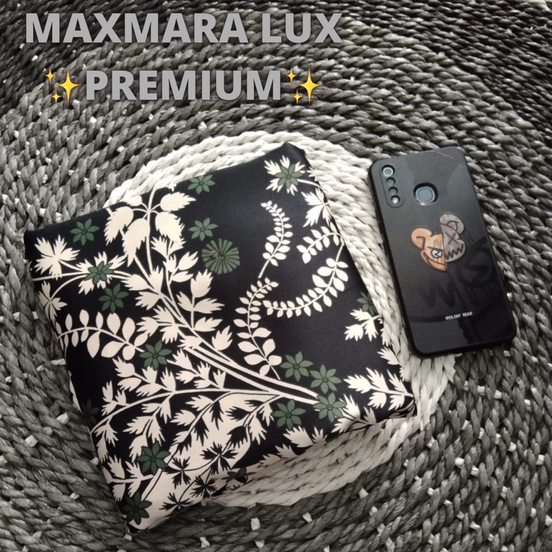(VIRAL) KAIN MAXMARA LUX MOTIF REMPAL DEDAUNAN BAHAN KAFTAN/GAMIS