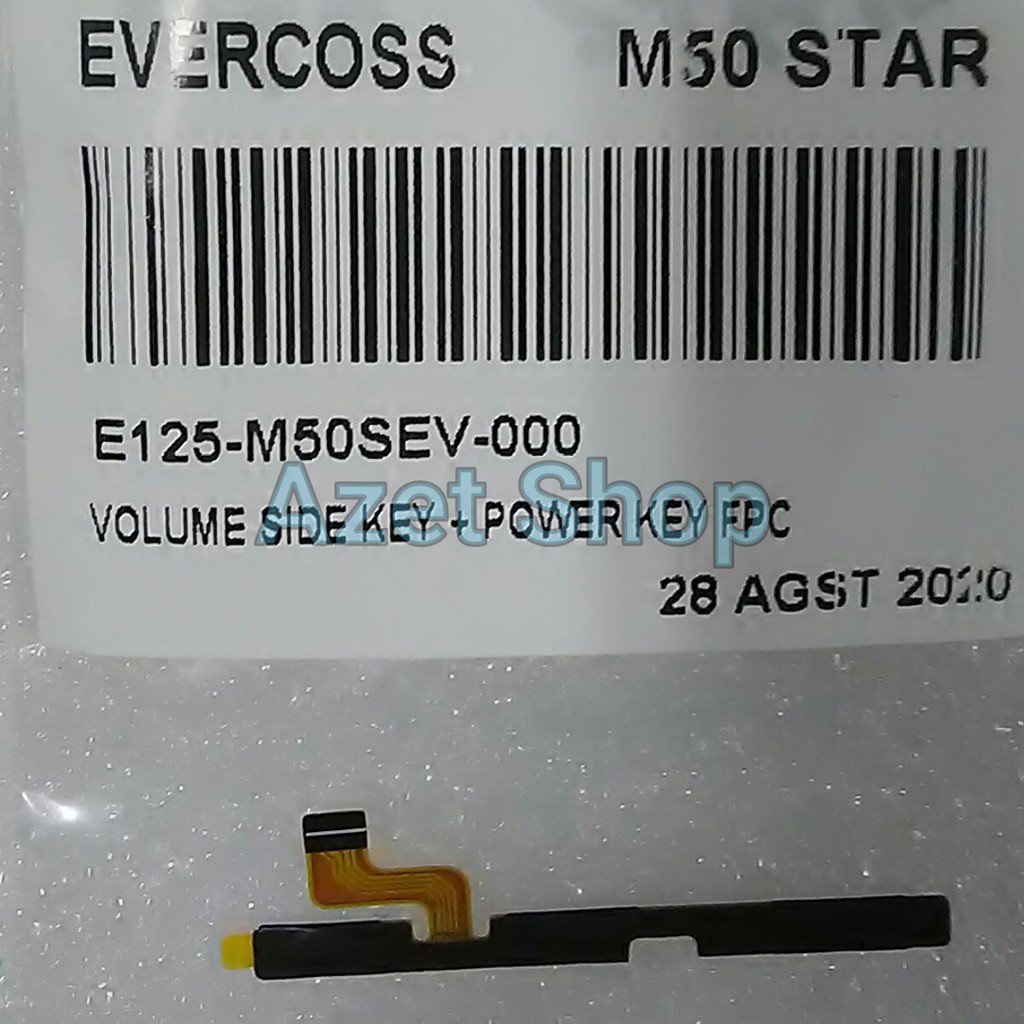 Evercoss M50 Star Tombol Original Power On Off Volume Flexible Fleksibel Fpc Xtream 1 Pro