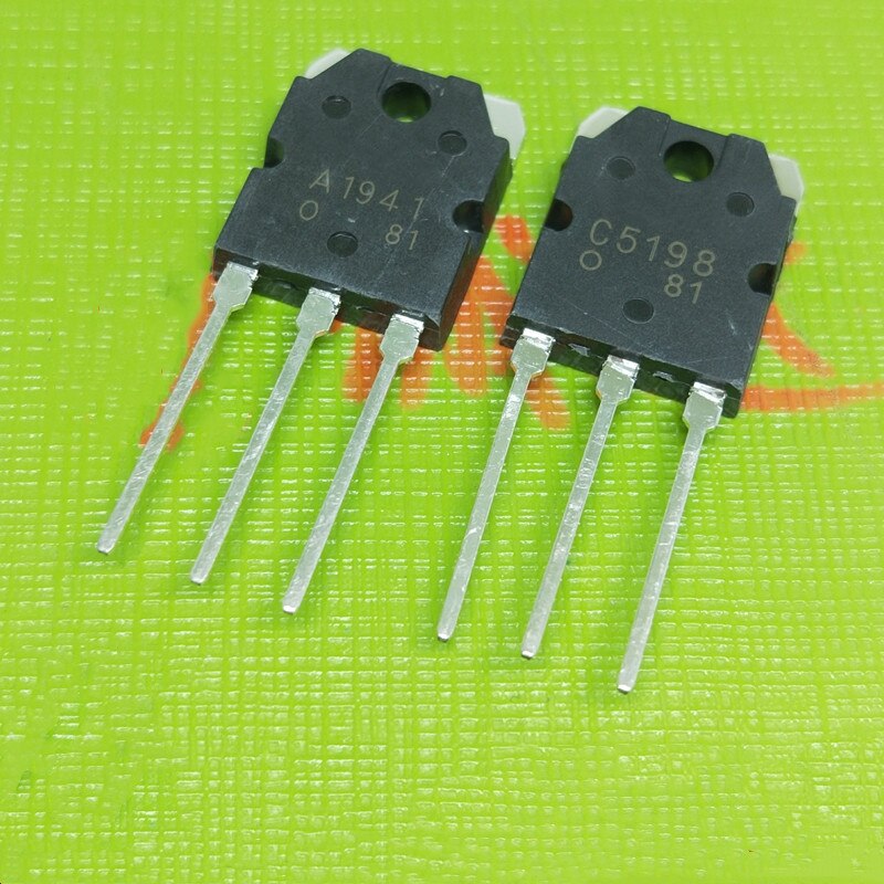 10pcs / Lot 2sa1941 + 5pcs 2sc5198) A1941 C5198 Tube Sound Audio To247 To-3P