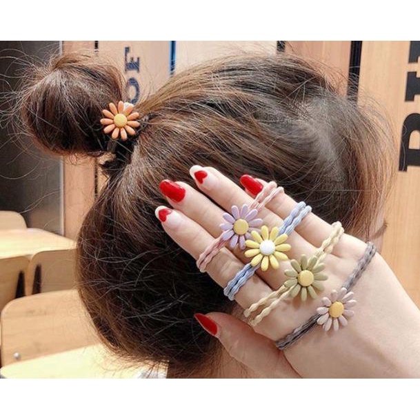 Ikat Rambut Hair Tie Import Korea Bunga