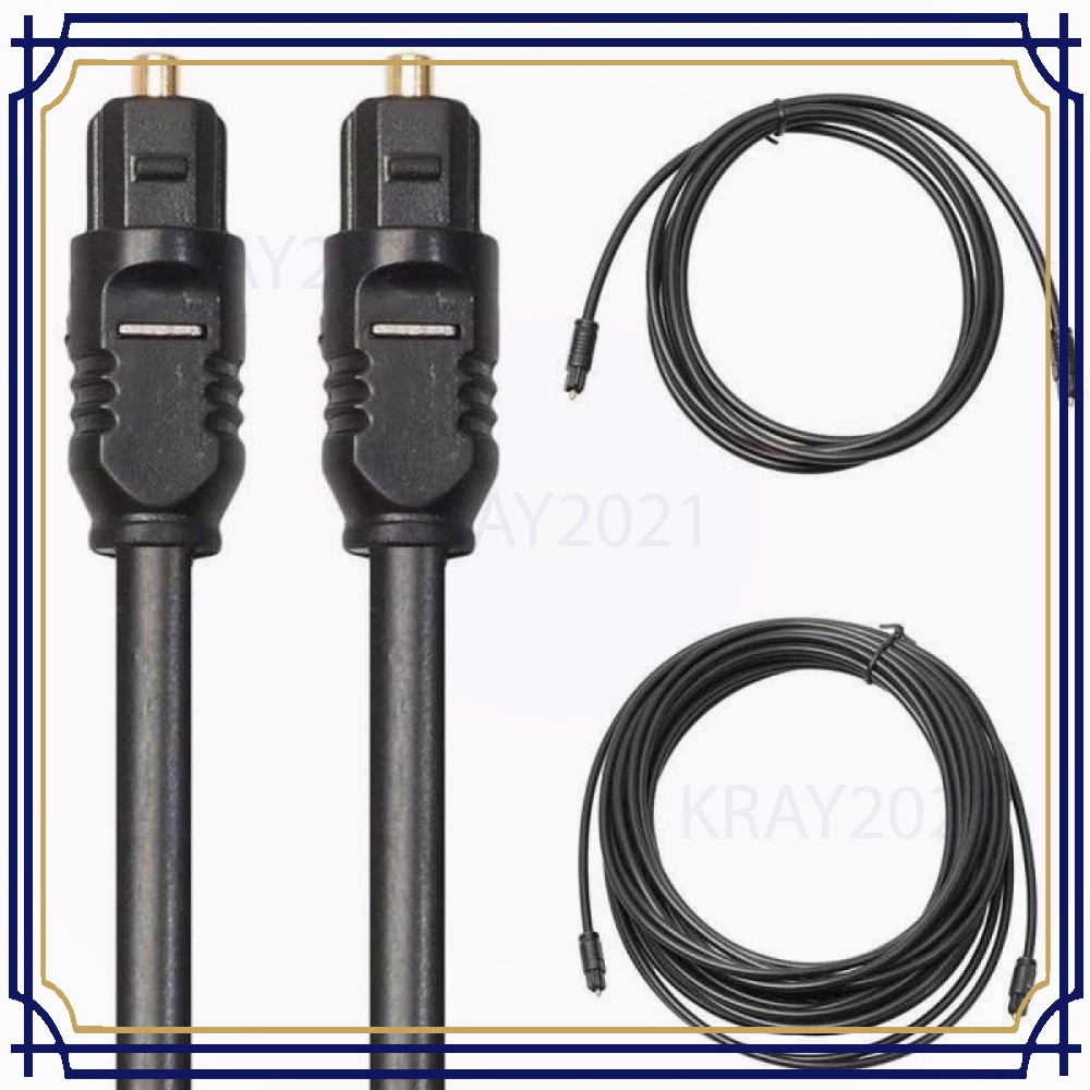 Kabel Toslink SPDIF Fiber Optic Audio Male Ke Male - CB258