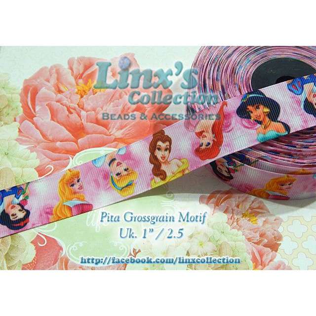 

Pita Grossgrain Motif Princess Uk. 1" (PGM1005)