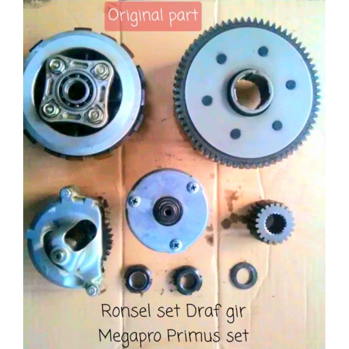 Draf Ger Megapro Primus Ronsel Set Megapro Primus set sesuai gambar. pnp CB GL Pro GL Series MP Hiu9