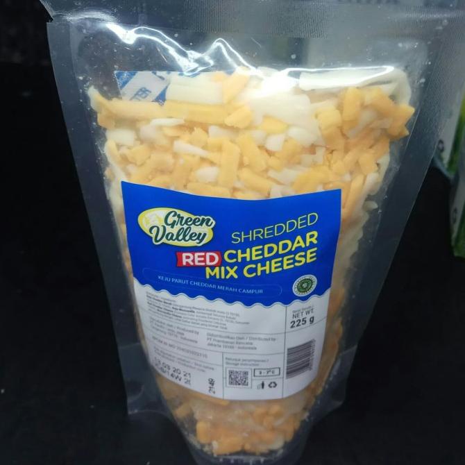 

>*>*>*>*] Green Valley Shredded Red Cheddar Cheese 225 gr