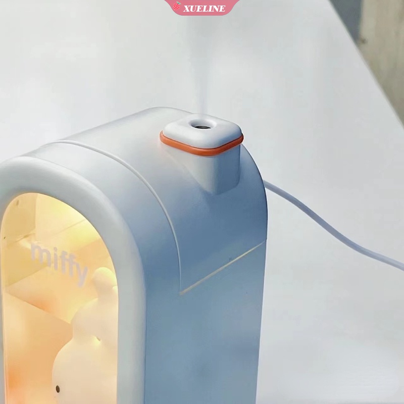 Miffy X MIPOW 380ml Humidifier Pelembab Udara Aromaterapi Essential Oil Motif Kartun Lucu Dengan Lampu LED