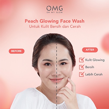 OMG Oh My Glow Skin Care Face Wash Toner Cream