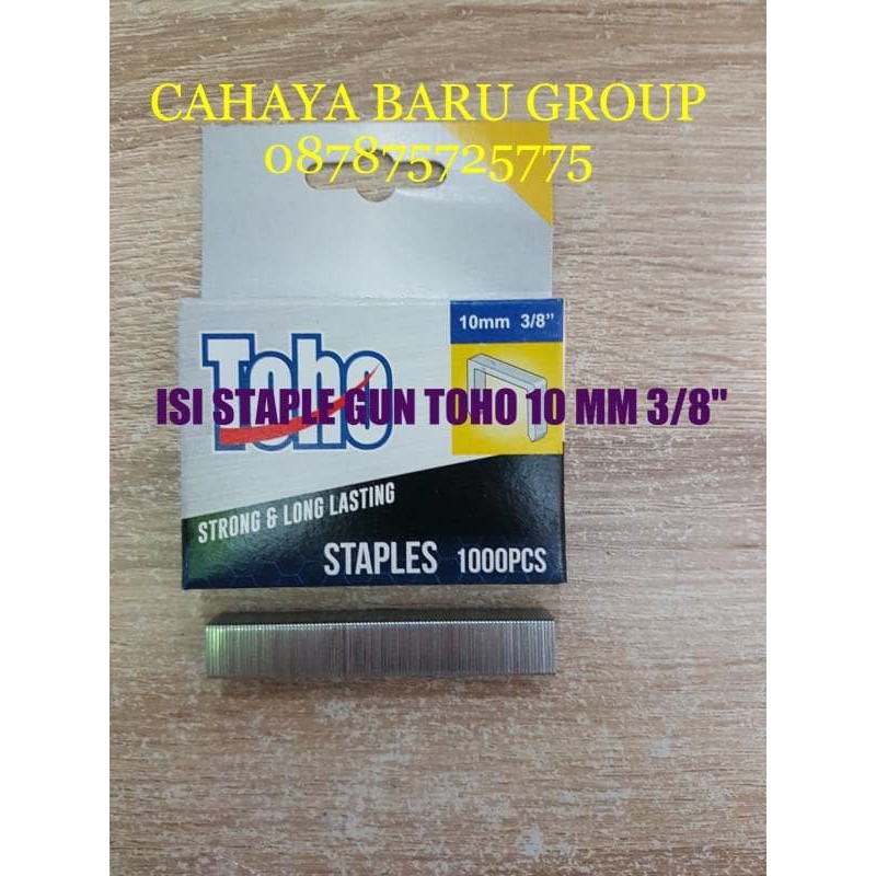 ISI STAPLES TOHO 10 MM 3/8'' ISI 1000 PCS