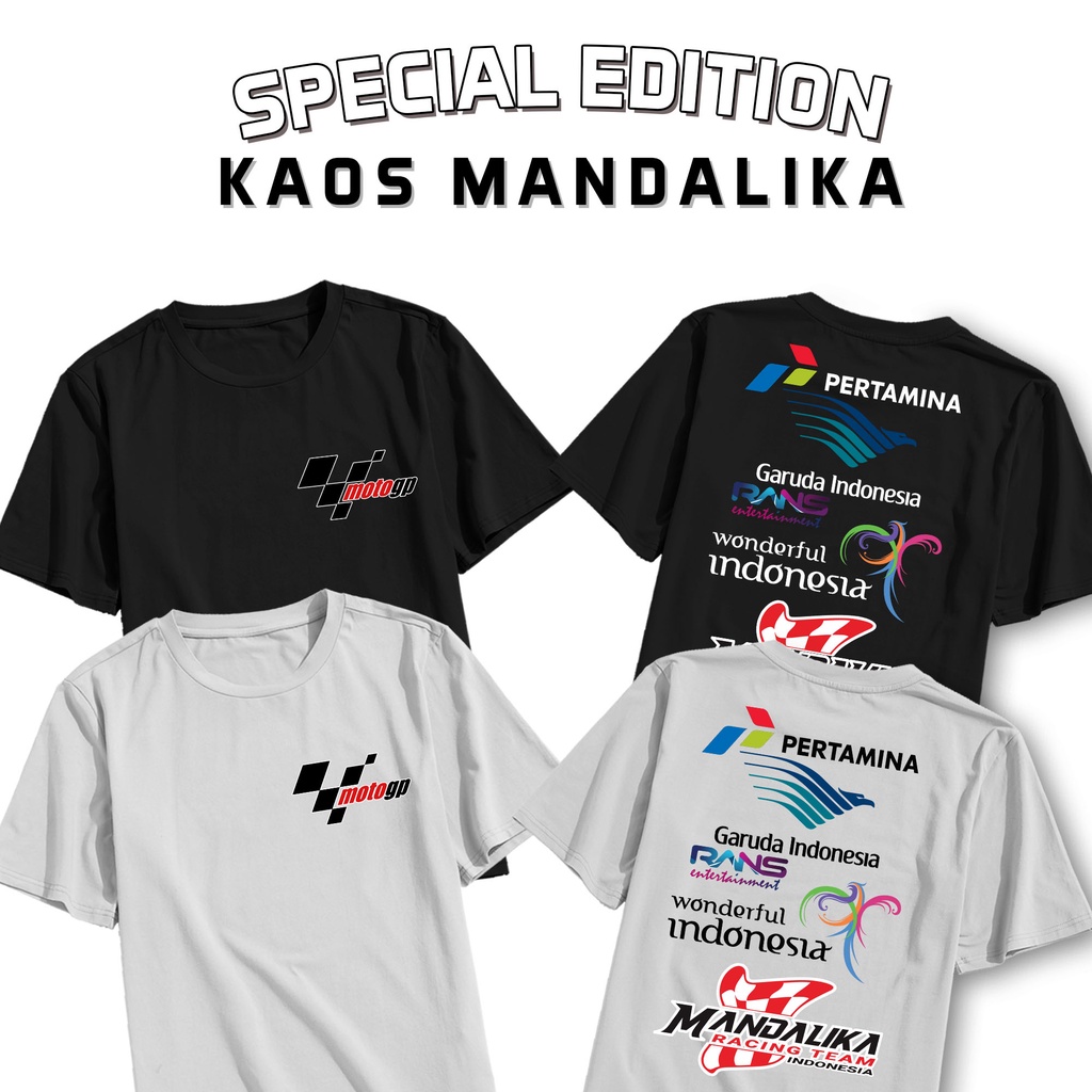 Kaos Pertamina Mandalika Premium - KAOS PERTAMINA MANDALIKA SAG RACING TEAM - Kaos mandalika lombok 