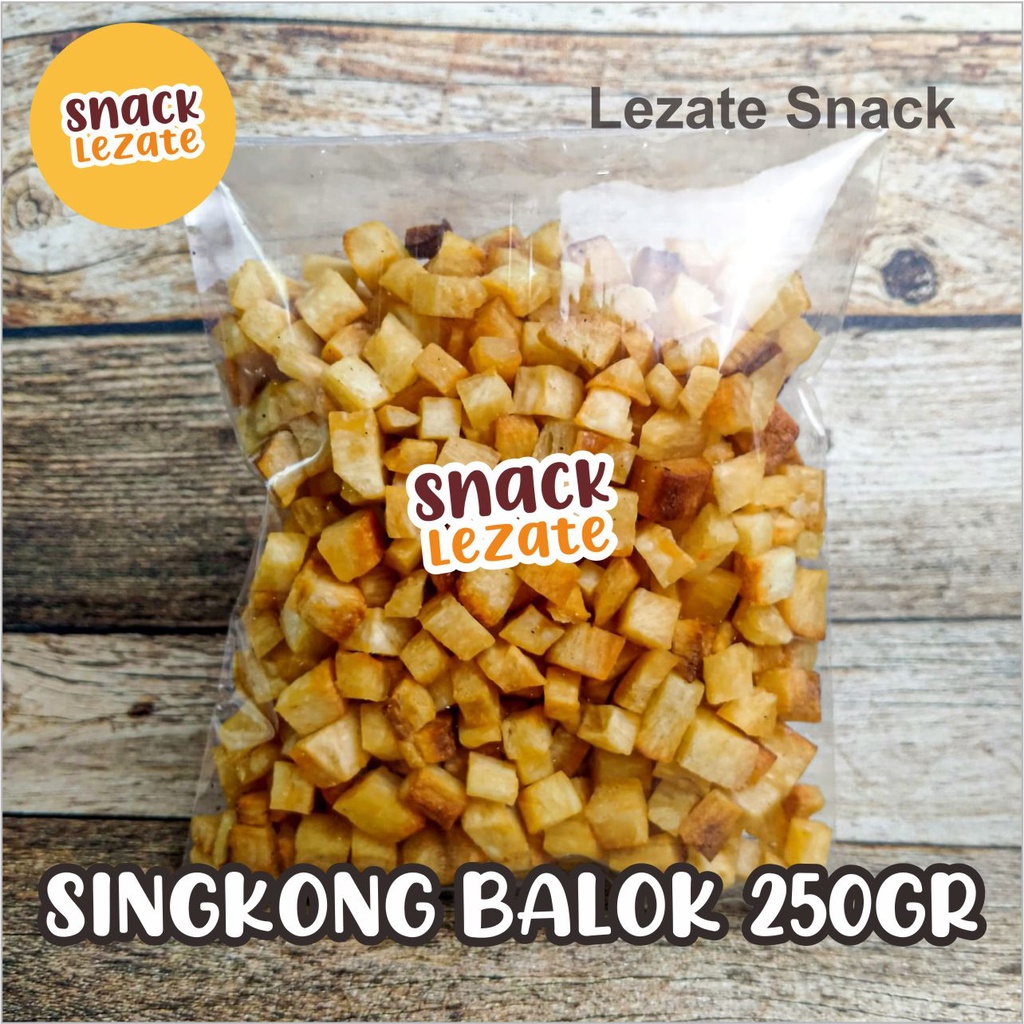 

Singkong Balok 250gr Murah / Kripik Singkong Kotak Dadu Asin Gurih Renyah Khas Padang Keripik Pohong
