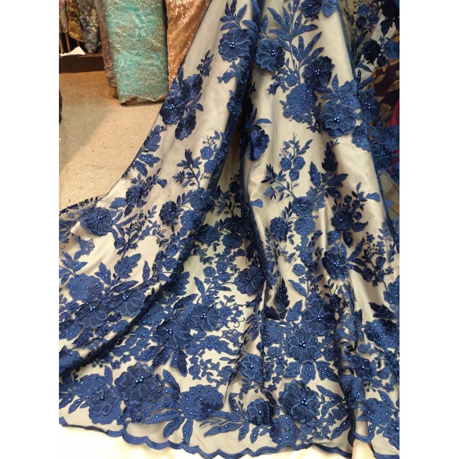 promo kain tile 3d terbaru / bahan kebaya, dress, gaun terbaru