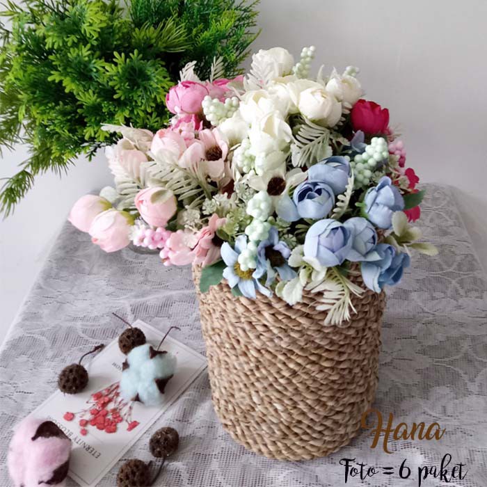 Bunga plastik./bunga aster palsu/bunga dekorasi hantaran