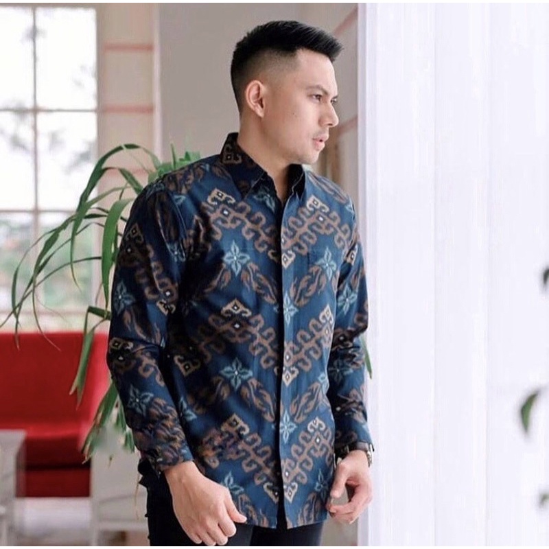 Kemeja Batik Pria Lengan Panjang Atasan Batik size M L XL XXL 3XL 4XL 5XL 6XL 7XL 8XL 9XL 10XL NUKUbatik