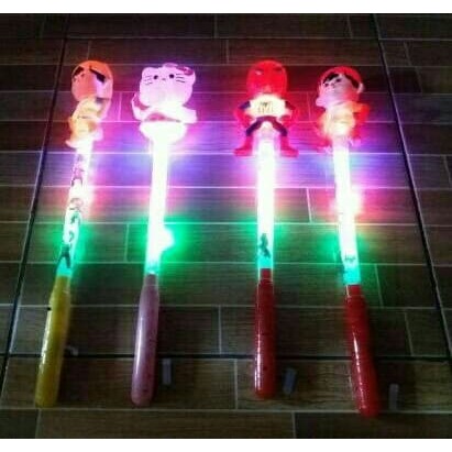 Mainan stik Lampu karakter / Tongkat Sihir Peri Karakter led