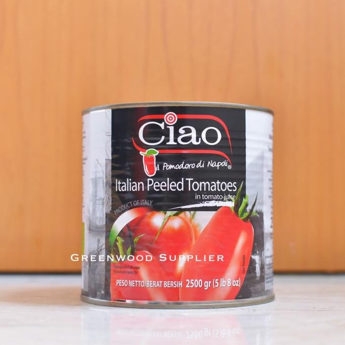 

CIAO Italian Chopped Tomato / Whole Peeled Tomato - 2550gr (PREMIUM)