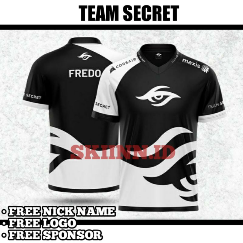 JERSEY KAOS TEAM SECRET MALAYSIA FREE NIKNAME