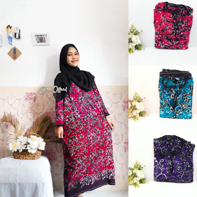 Daster Batik Tuban Lengan Panjang Panjang