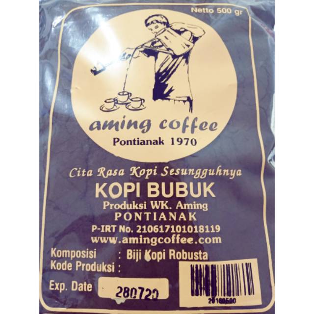 

KOPI AMING LEGENDARIS 500GRAM KHAS PONTIANAK