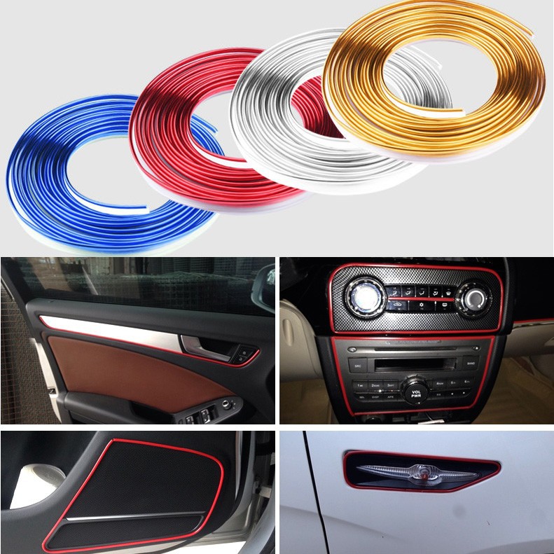 Stiker Interior Mobil/ Stiker Dashboard Dekorasi 5 Meter