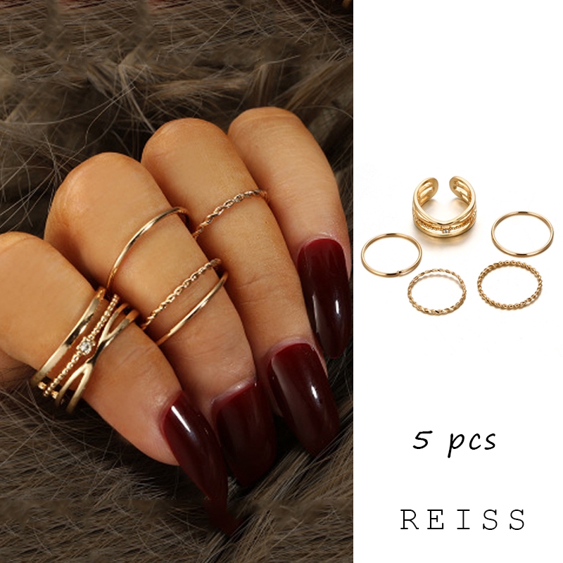 5Pcs Cincin Berlian untuk Drip Ring