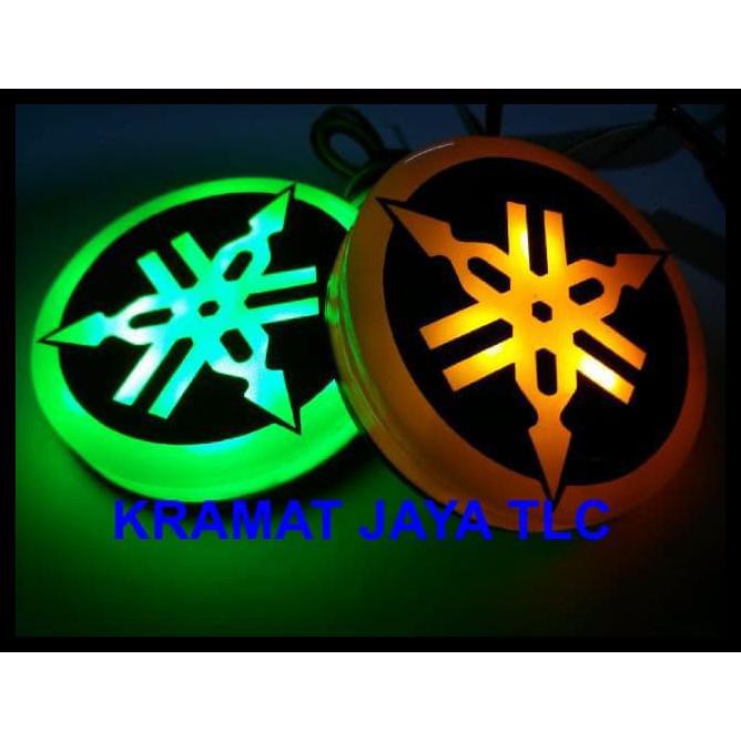 New Arrival Emblem Lampu Senja Dan Sen Led Logo Yamaha Nmax, Vixion, Scorpio - Hijau