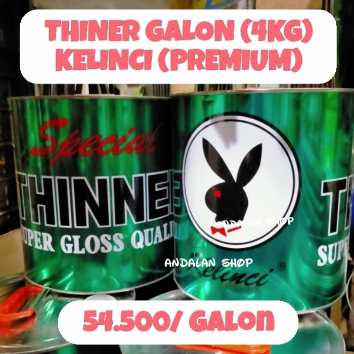 

Thinner Nd Kelinci/ Pengencer Cat/Penghapus Cat
