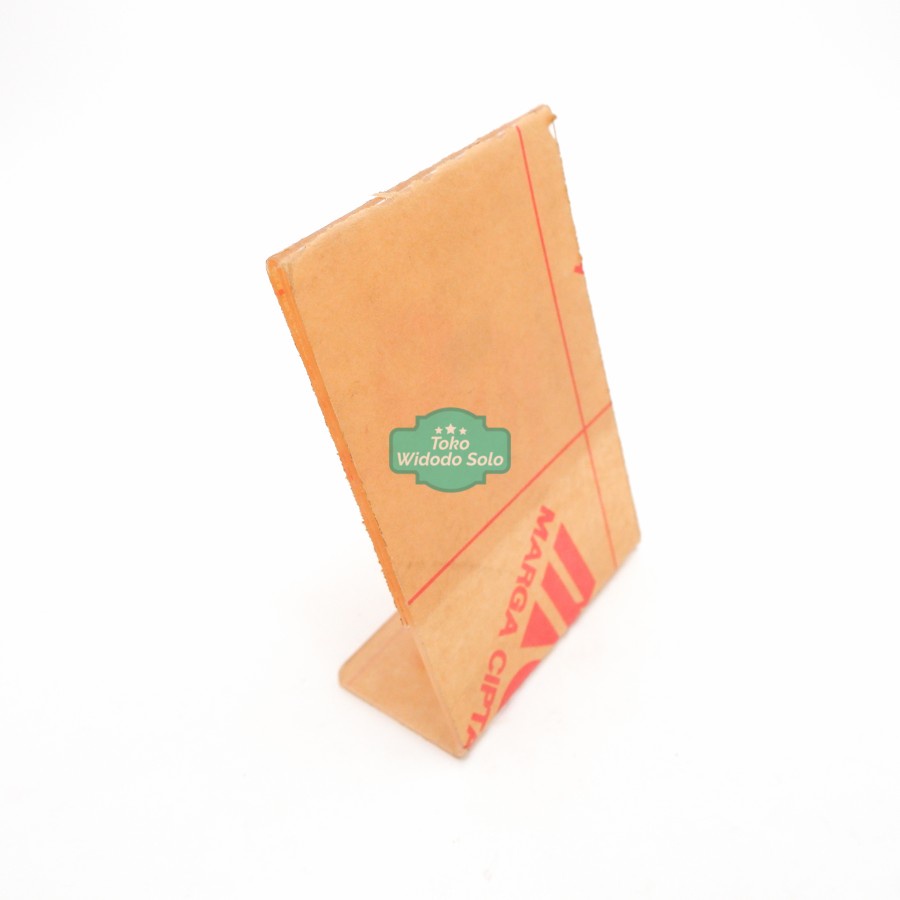 

1 BUAH Tempat Brosur Acrylic A6 Stand 105x150mm Akrilik Tent Card Tempat Nama, dan Iklan (Tambah Bubble dan Kardus ya biar lebih aman)