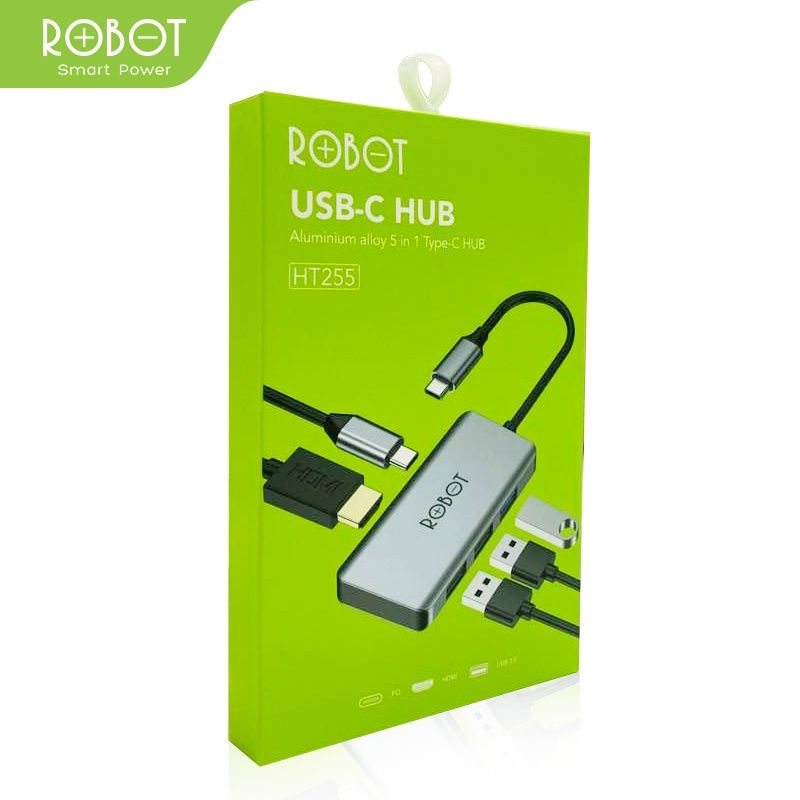 Robot HT255 5 in 1 USB C HUB Adapter