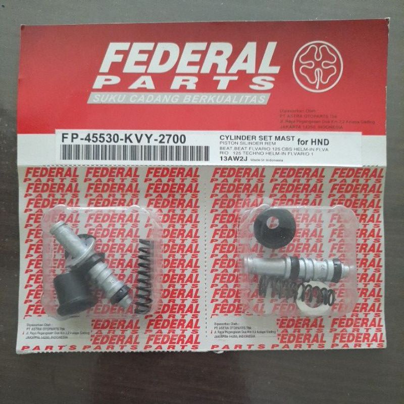 FEDERAL PART_SEAL MASTER REM DEPAN BEAT BEAT Fi VARIO125-150 OLD SPACY SCOOPY OLD-NEW